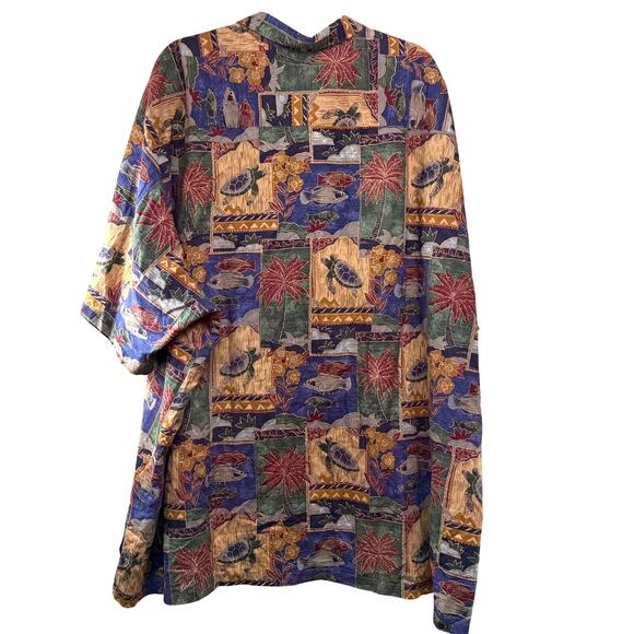 Tori Richard Lot of 4 100% Cotton Lawn Button Up Shirt Men Size 5XB Tropical - Picture 15 of 16